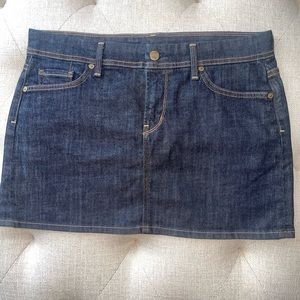 Citizens of Humanity Denim Mini Skirt